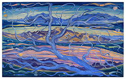 KEENAN DERBY - Zigzag Wanderer, painting, abstract, desert, landscape
